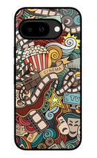 Cinema Abstract Google Pixel 9A Glass Case