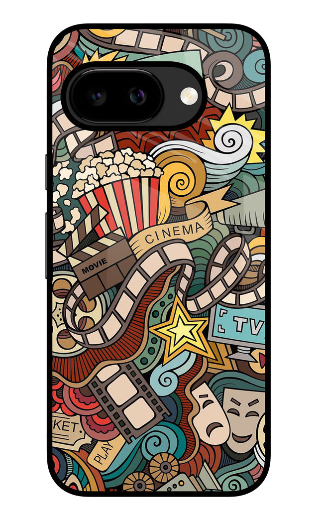 Cinema Abstract Google Pixel 9A Glass Case