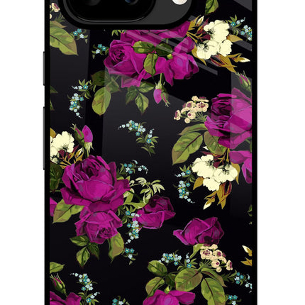 Flowers Google Pixel 9A Glass Case