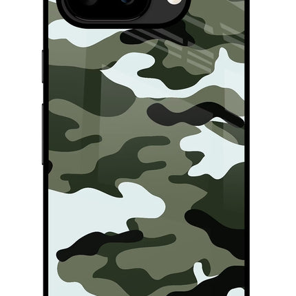 Camouflage Google Pixel 9A Glass Case