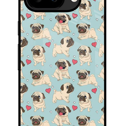 Pug Dog Google Pixel 9A Glass Case