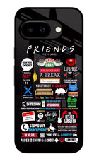 FRIENDS Google Pixel 9A Glass Case