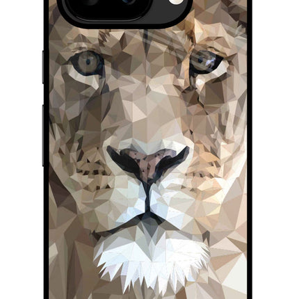 Lion Art Google Pixel 9A Glass Case