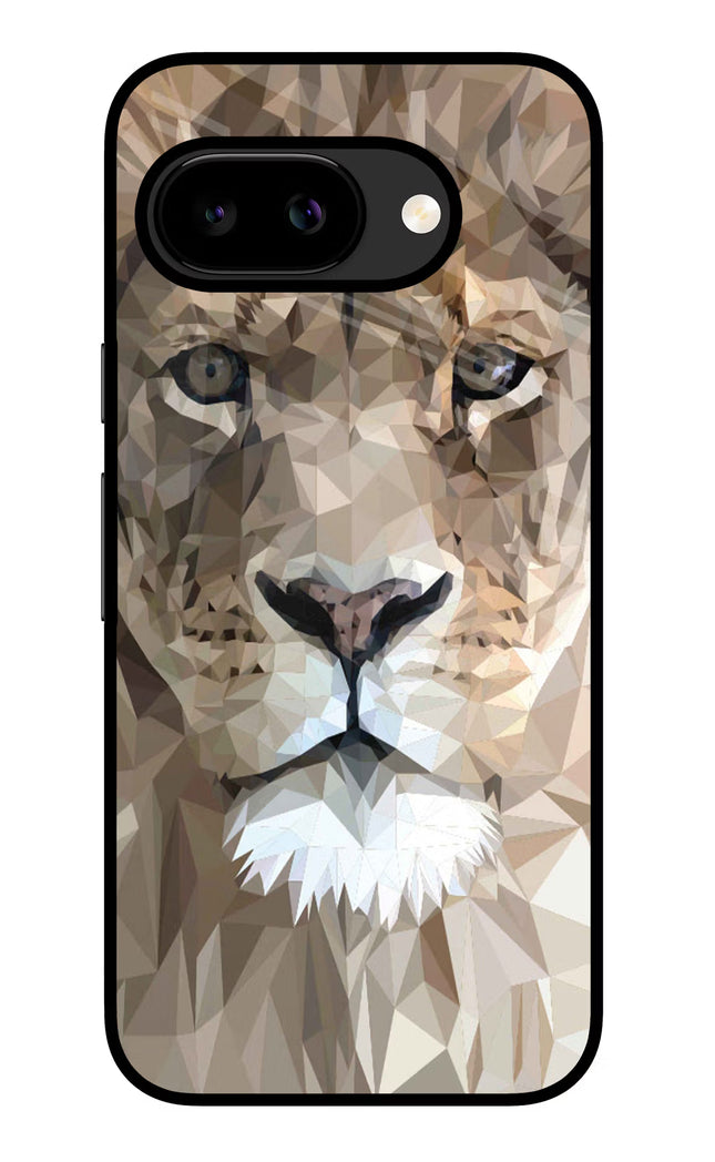 Lion Art Google Pixel 9A Glass Case