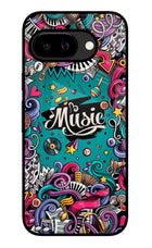 Music Graffiti Google Pixel 9A Glass Case