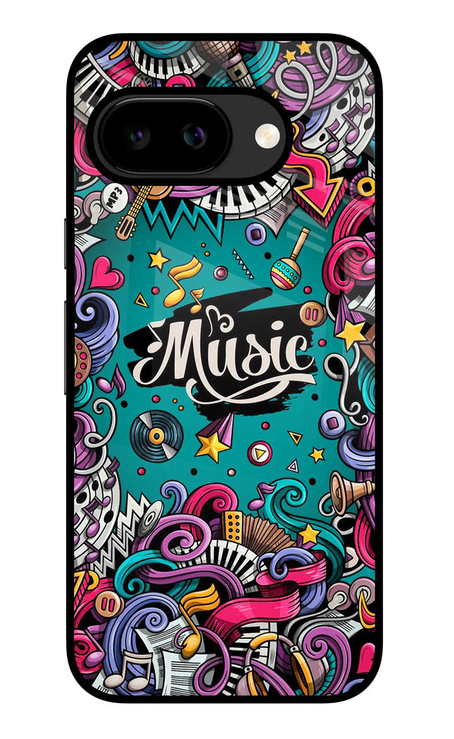 Music Graffiti Google Pixel 9A Glass Case