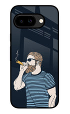 Smoking Google Pixel 9A Glass Case