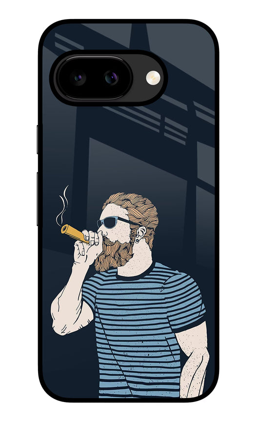 Smoking Google Pixel 9A Glass Case