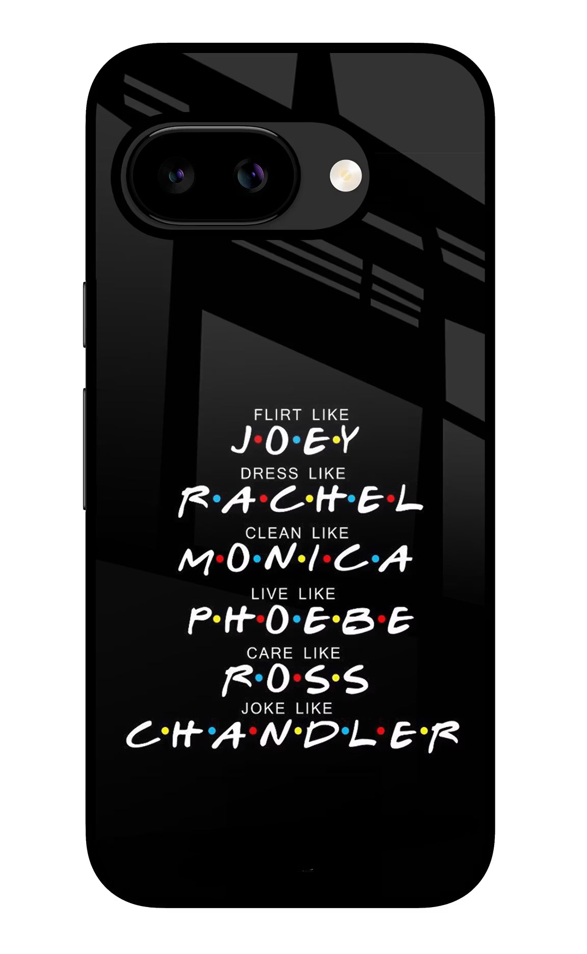 FRIENDS Character Google Pixel 9A Glass Case
