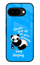 Keep Sleeping Google Pixel 9A Glass Case