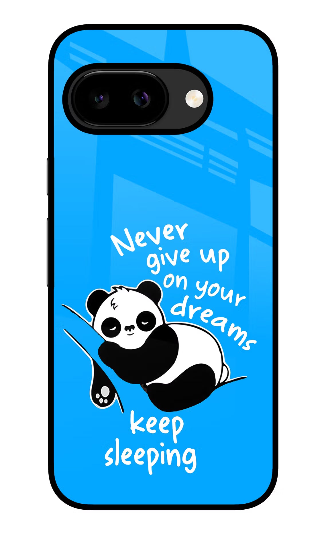 Keep Sleeping Google Pixel 9A Glass Case