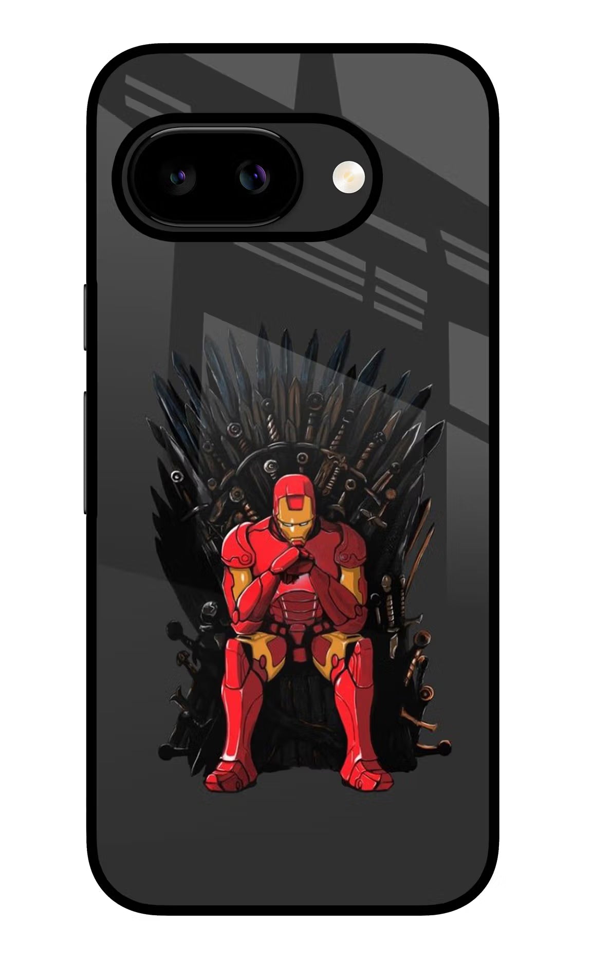 Ironman Throne Google Pixel 9A Glass Case
