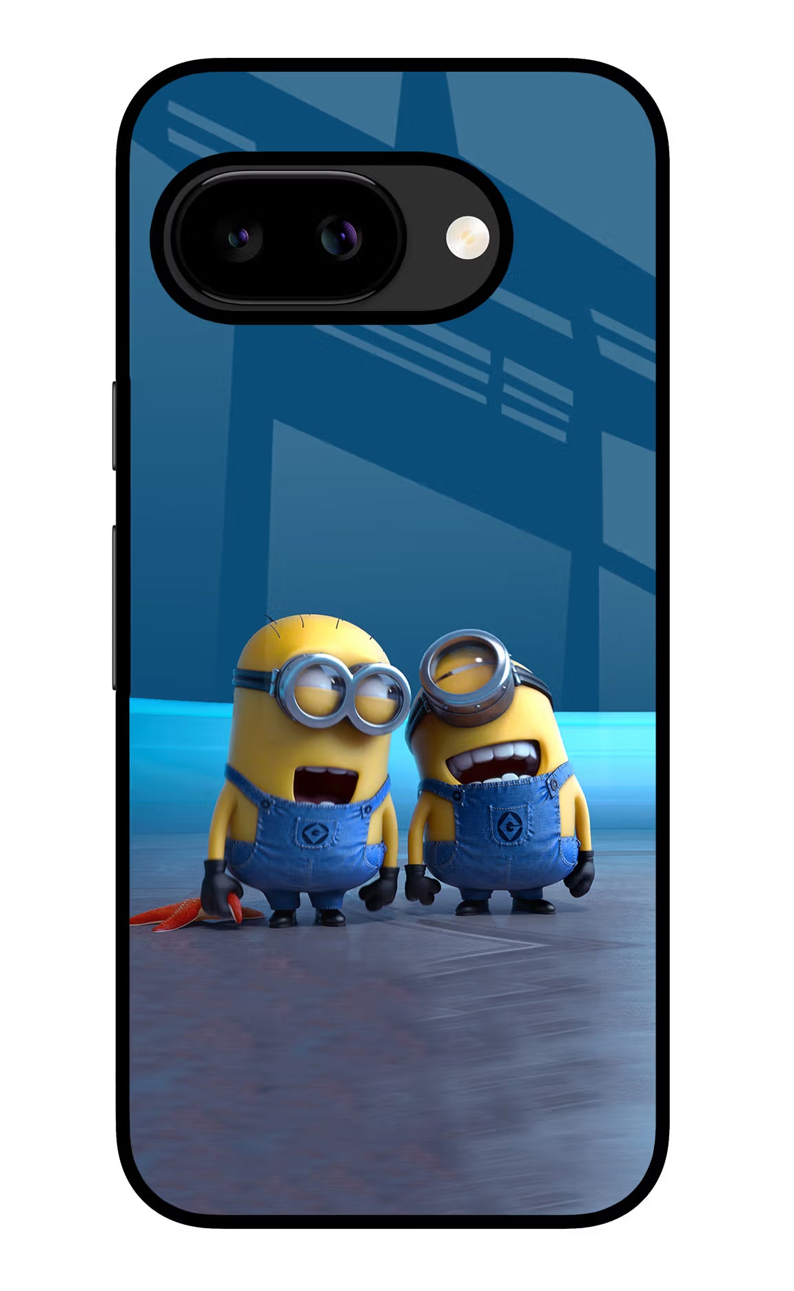 Minion Laughing Google Pixel 9A Glass Case