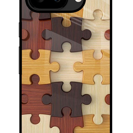 Wooden Puzzle Google Pixel 9A Glass Case
