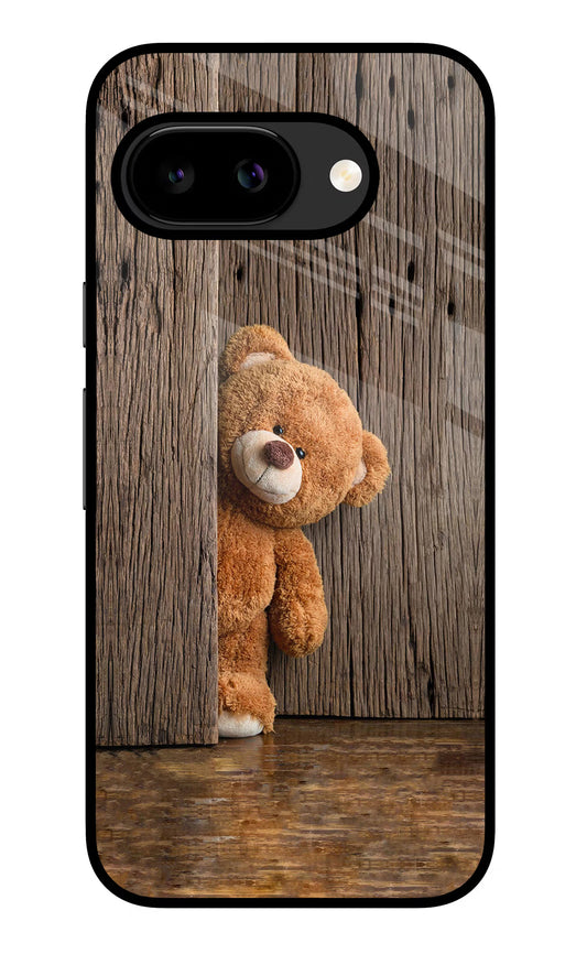 Teddy Wooden Google Pixel 9A Glass Case