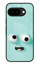 Funny Cartoon Google Pixel 9A Glass Case