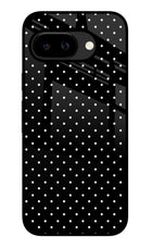 White Dots Google Pixel 9A Glass Case