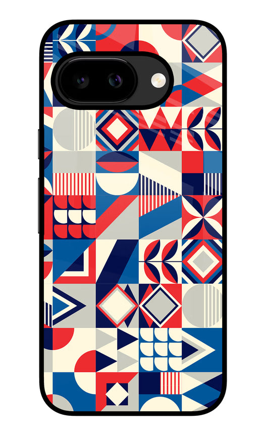 Colorful Pattern Google Pixel 9A Glass Case
