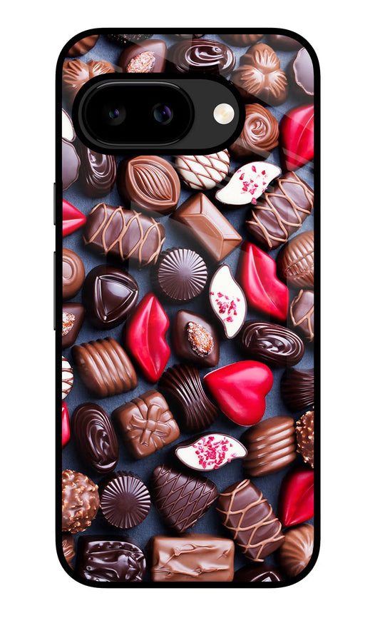Chocolates Google Pixel 9A Glass Case