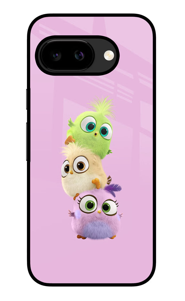 Cute Little Birds Google Pixel 9A Glass Case