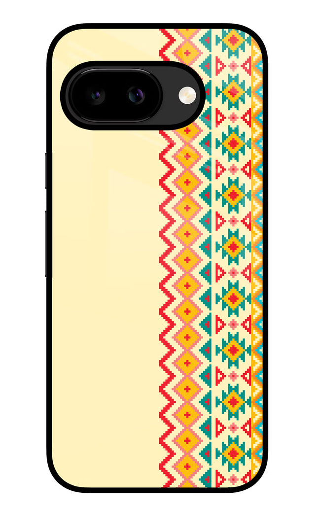 Ethnic Seamless Google Pixel 9A Glass Case