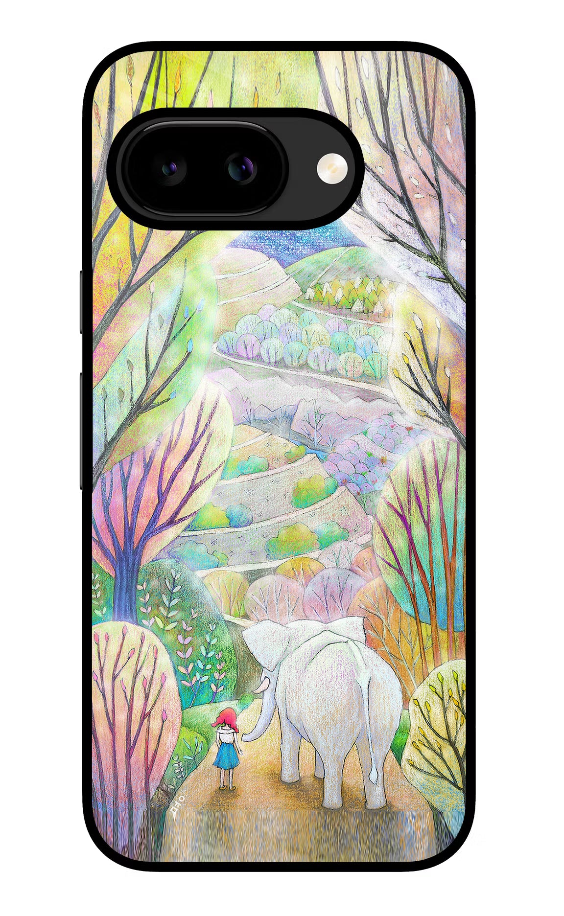 Nature Painting Google Pixel 9A Glass Case