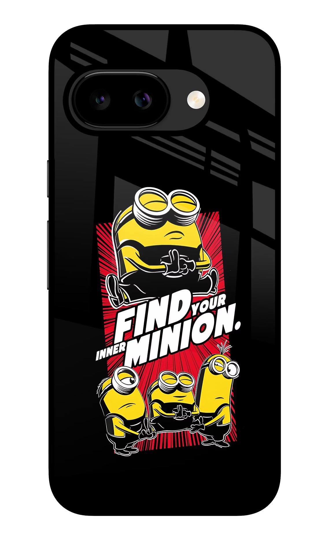 Find your inner Minion Google Pixel 9A Glass Case