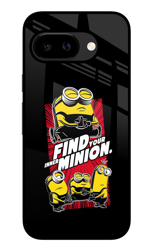 Find your inner Minion Google Pixel 9A Glass Case