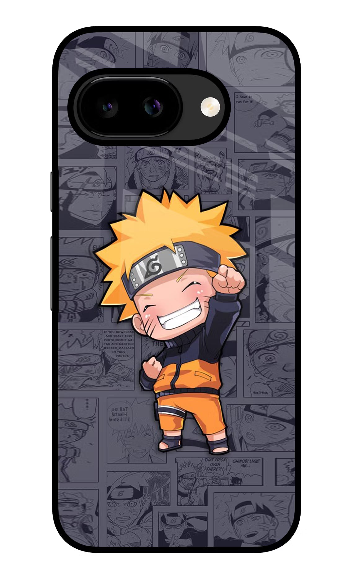 Chota Naruto Google Pixel 9A Glass Case