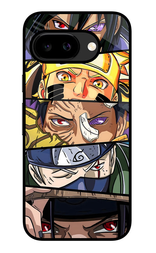Naruto Character Google Pixel 9A Glass Case