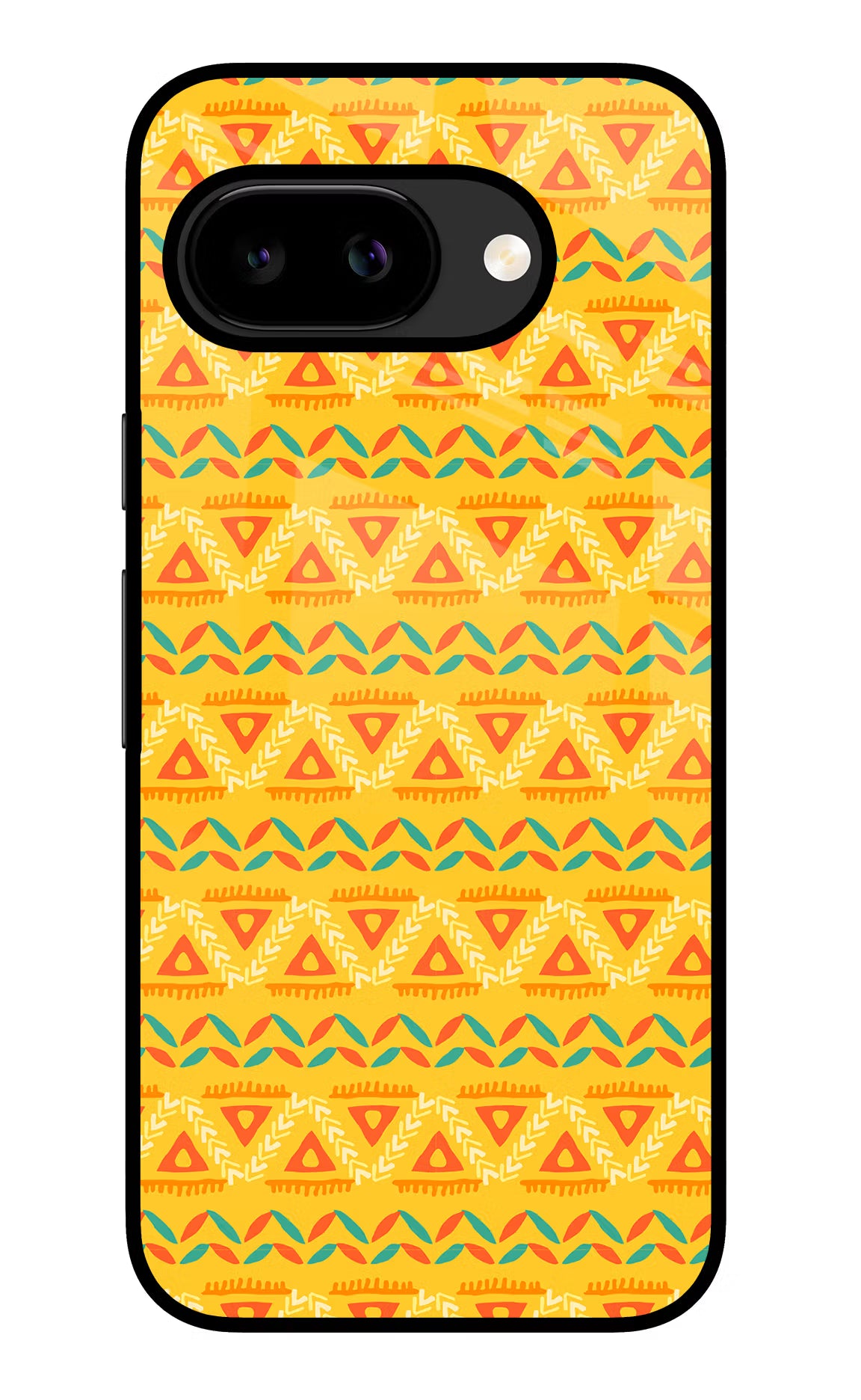 Tribal Pattern Google Pixel 9A Glass Case