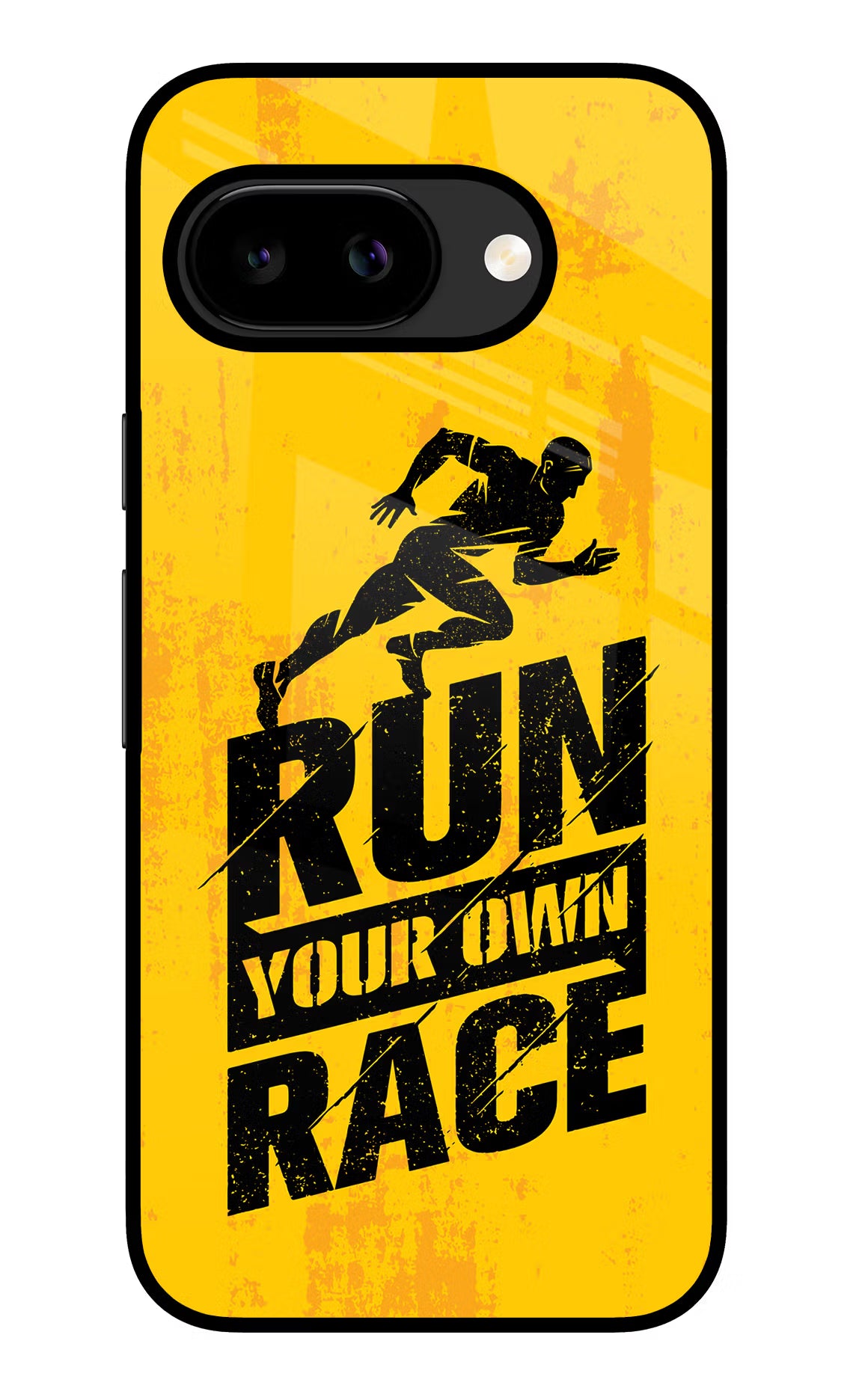 Run Your Own Race Google Pixel 9A Glass Case