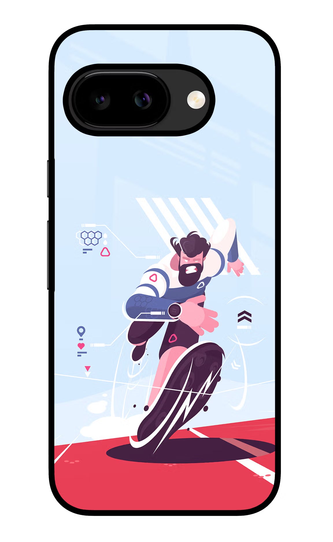 Run Pro Google Pixel 9A Glass Case