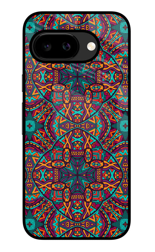 Colour Mandala Google Pixel 9A Glass Case
