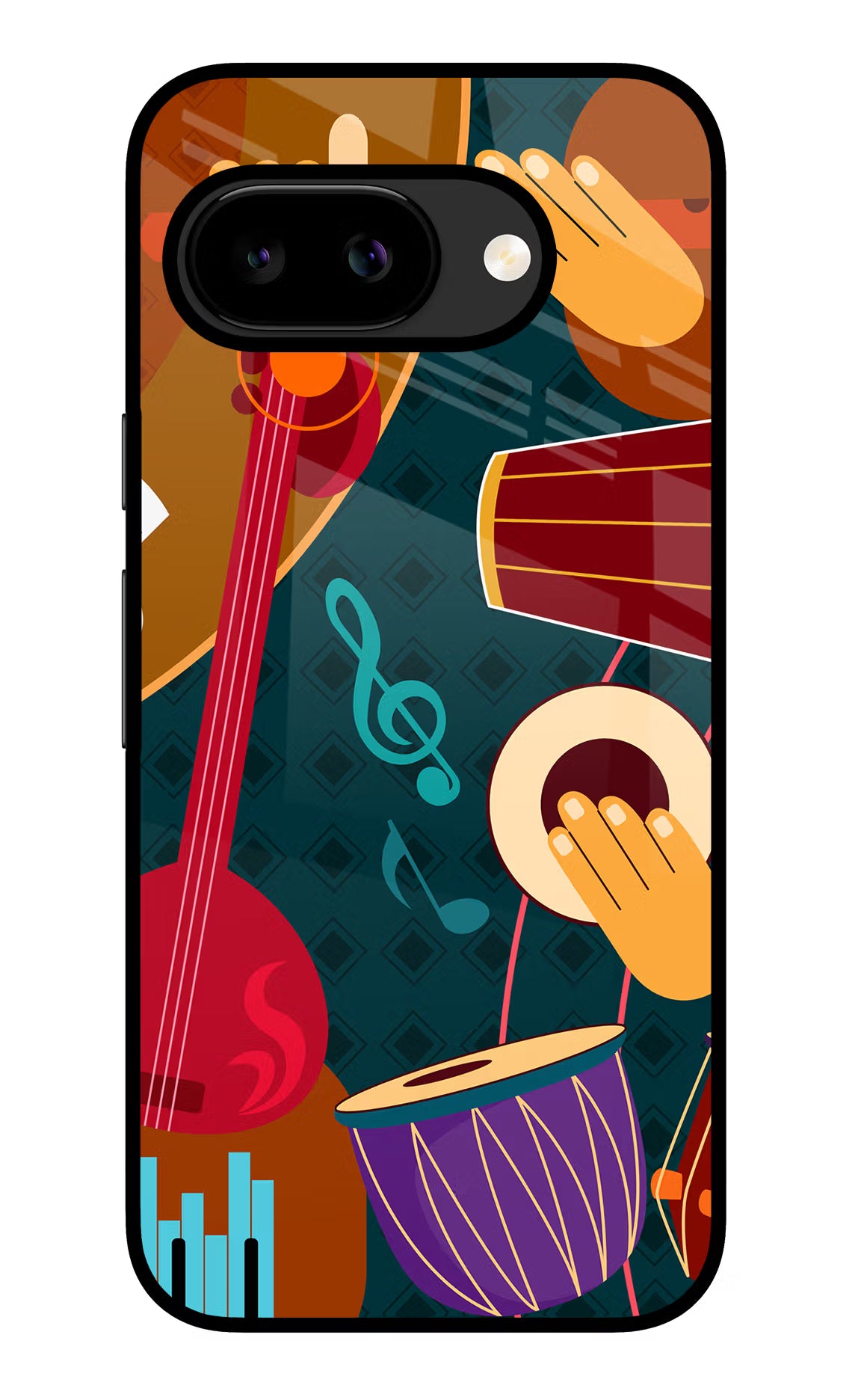 Music Instrument Google Pixel 9A Glass Case