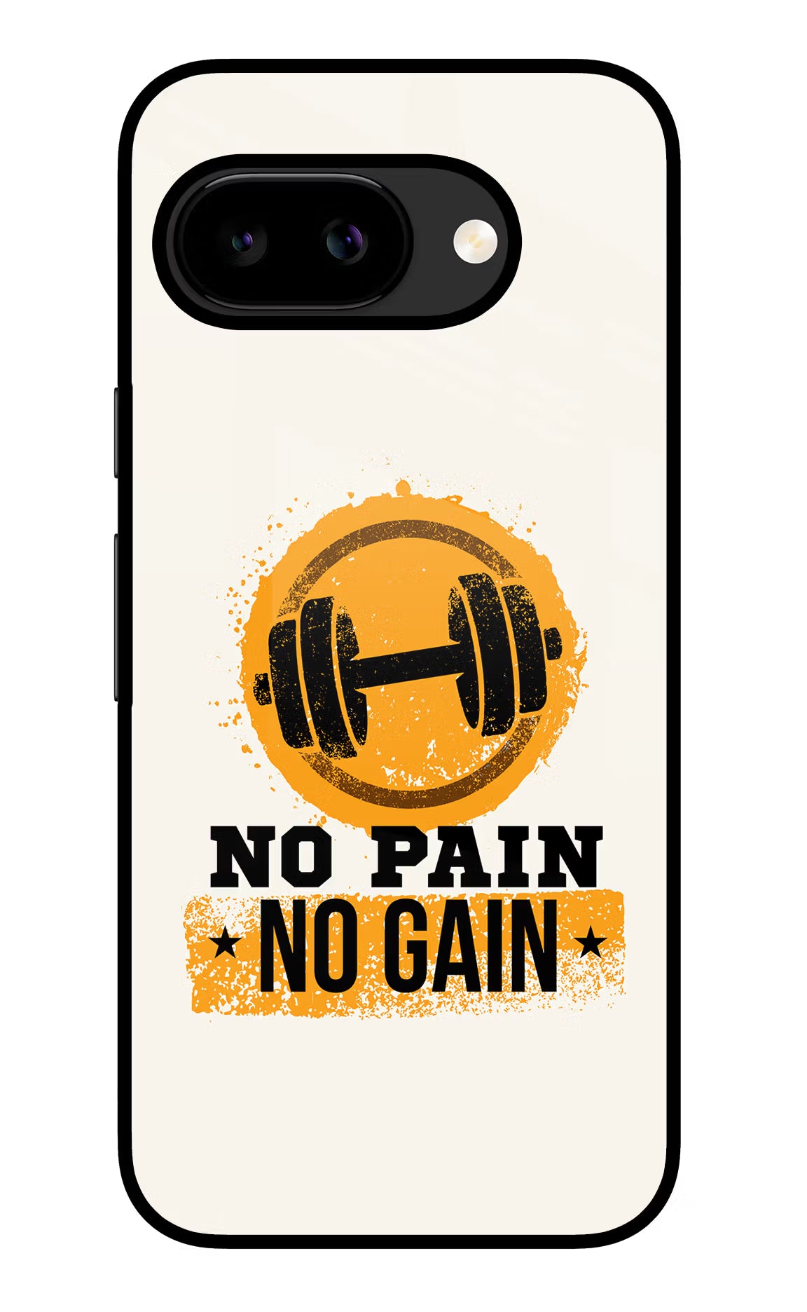 No Pain No Gain Google Pixel 9A Glass Case