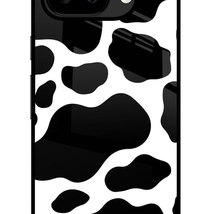 Cow Spots Google Pixel 9A Glass Case