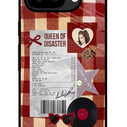 Queen of Disaster Google Pixel 9A Glass Case