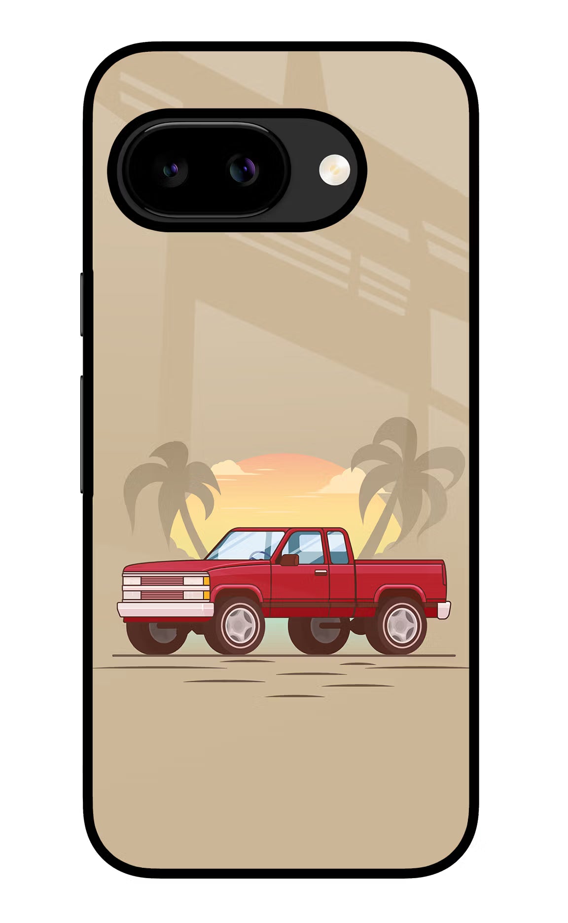 Desert Classic Drive Google Pixel 9A Glass Case