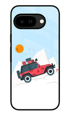 Mountain Trail Beast Google Pixel 9A Glass Case