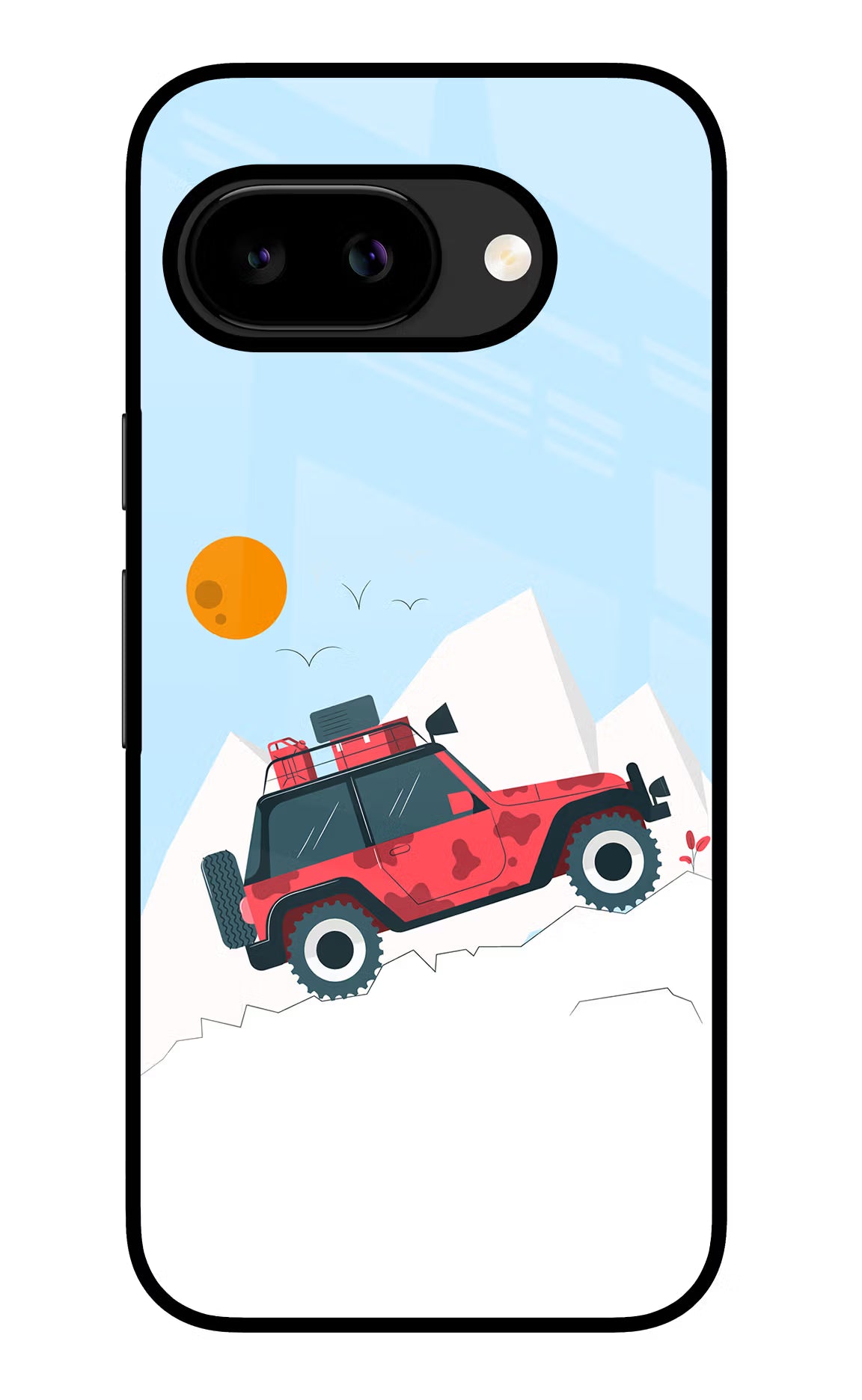 Mountain Trail Beast Google Pixel 9A Glass Case