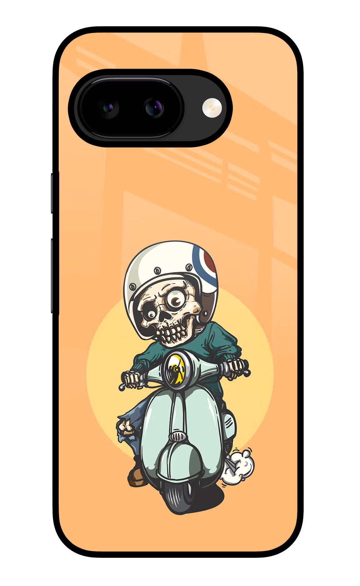 Undead Biker Google Pixel 9A Glass Case