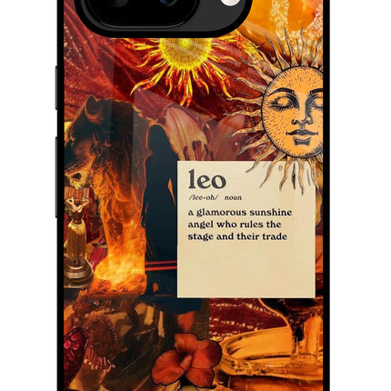 Leo Zodiac Google Pixel 9A Glass Case