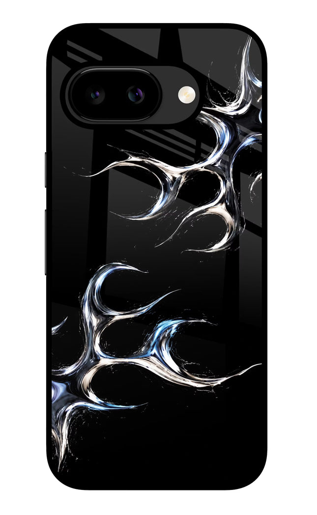Chrome Tribal Google Pixel 9A Glass Case Back Cover by Casekaro