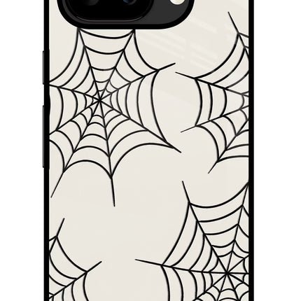 Spider Web Google Pixel 9A Glass Case