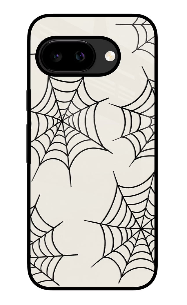 Spider Web Google Pixel 9A Glass Case