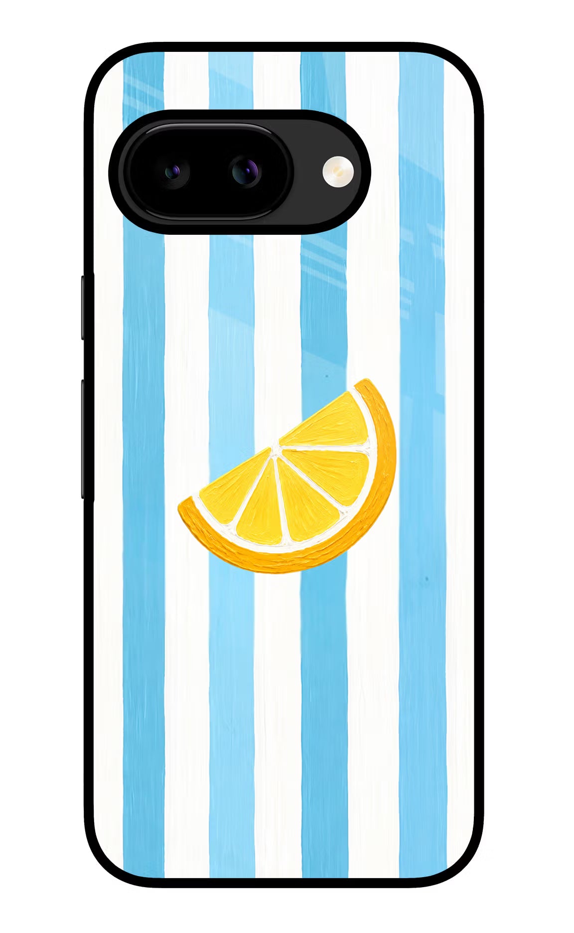 Summer Lemon Google Pixel 9A Glass Case