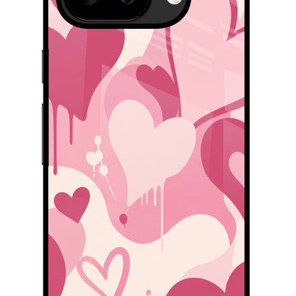 Hearty case Google Pixel 9A Glass Case