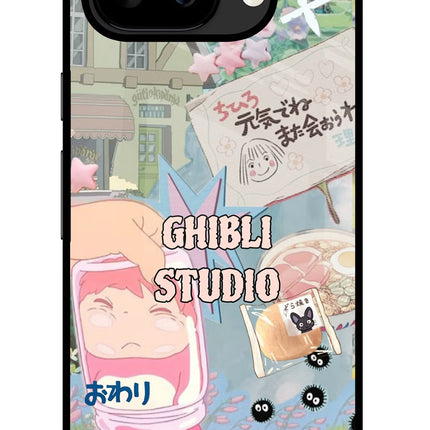Studio Ghibli Google Pixel 9A Glass Case