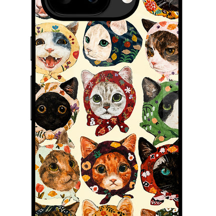 Cool Cat Google Pixel 9A Glass Case